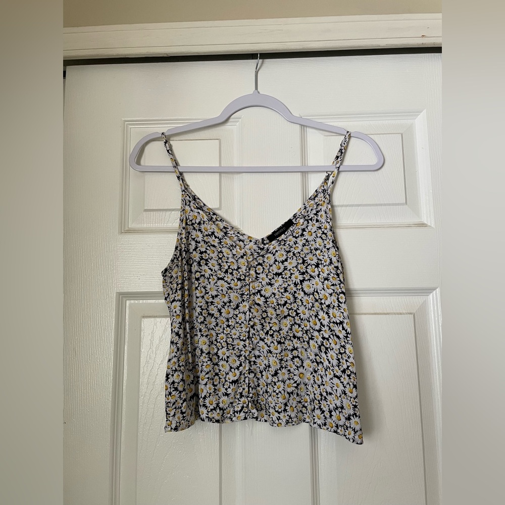 Forever 21- Flower Crop Top- S
